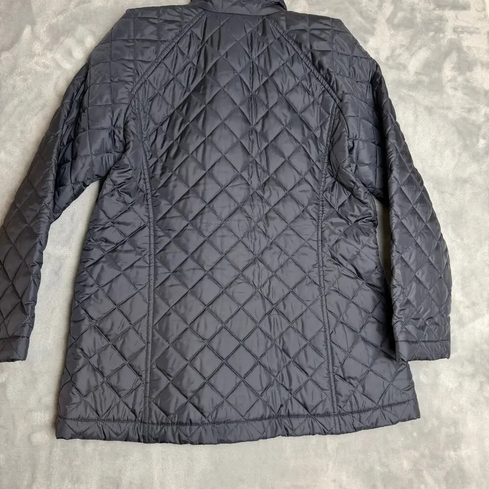 Brooks Brothers Kids Quilted Jacket Navy Blue‎ Size Large